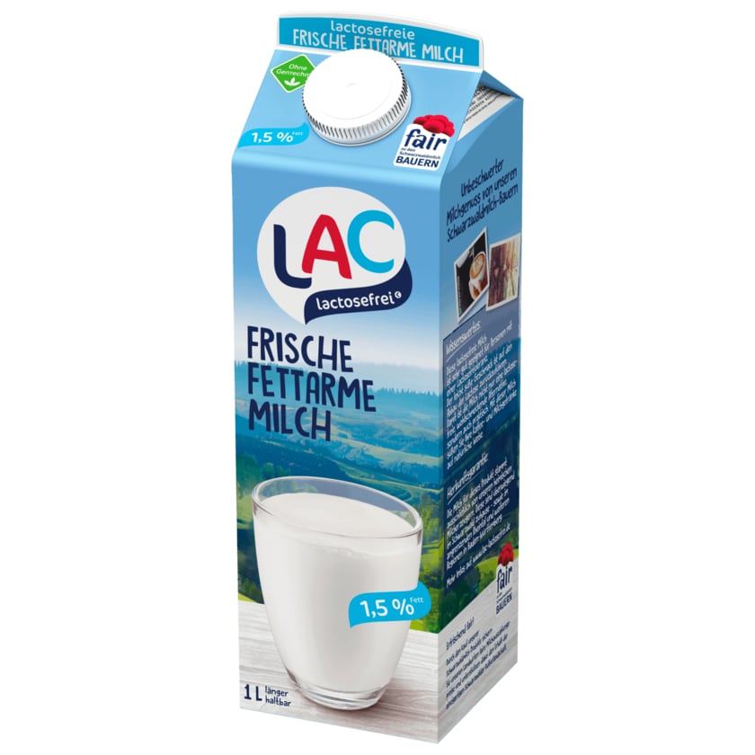 Schwarzwaldmilch LAC Frische Fettarme Milch 1,5% 1l